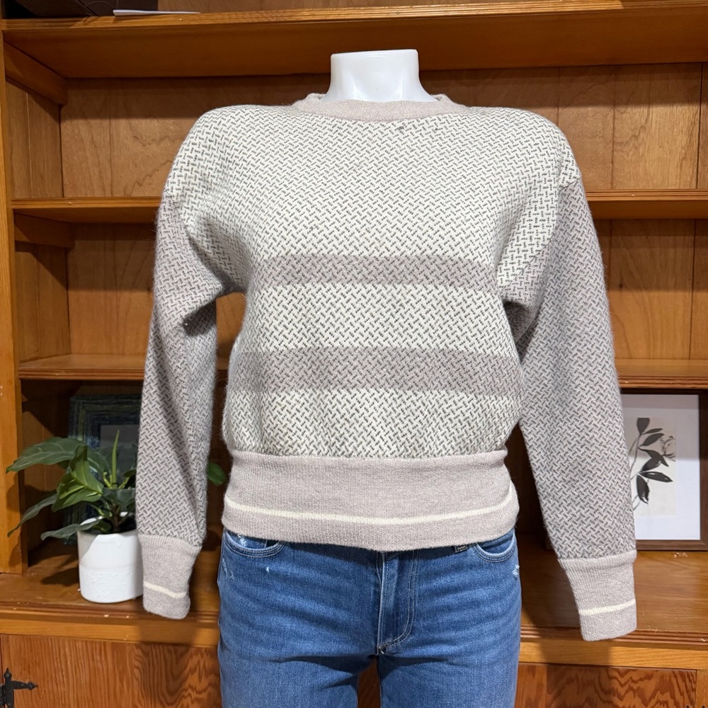 VTG Liz Claiborne Lambswool and Angora Blend Sweater Cozy Cottagecore Size P